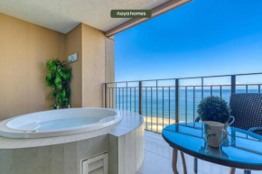 Beachfront Condo - Private Jacuzzi w/ Ocean View